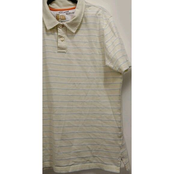 Ellesse Italia Portofino Polo Shirt L Men’s Striped Cotton Yachtycore Preppy EUC - Picture 3 of 10